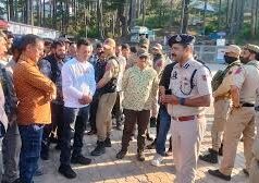 DIG Shridhar Patil Reviews Security Arrangements at Tourist Destinations in DKR Range