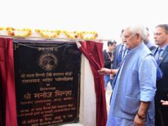 LG Manoj Sinha Lays Foundation Stone of Shankaracharya Temple in Katra, Boosting Religious Tourism