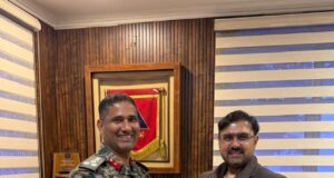 Minister Satish Sharma Reviews Progress of Border Infrastructure Projects with BRO Chief