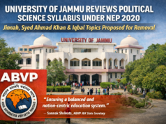 University of Jammu Reviews Political Science Syllabus Under NEP 2020, Proposes Key Changes