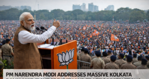 PM Narendra Modi Addresses Massive Rally in Kolkata Amid Tight Security and Traffic Restrictions