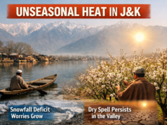 Snowfall Deficit and Heat Spike Signal Weather Shift in J&K