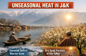 Snowfall Deficit and Heat Spike Signal Weather Shift in J&K