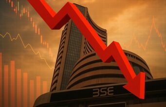 Indian Stock Market Falls Sharply; Sensex Drops Over 1,100 Points, Nifty Slips Below 24,500