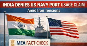 India Rejects Claim of US Navy Using Its Ports Amid Iran Tensions