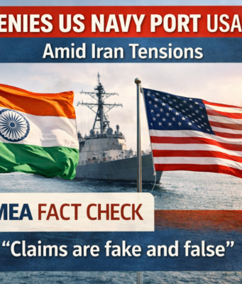 India Rejects Claim of US Navy Using Its Ports Amid Iran Tensions