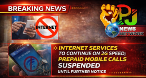 Internet Services Continue on 2G Speed, Prepaid Mobile Calls Suspended Until Further Notice