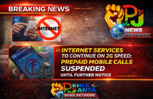 Internet Services Continue on 2G Speed, Prepaid Mobile Calls Suspended Until Further Notice