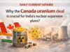 Pakistan Raises Concerns Over Proposed India–Canada Uranium Deal