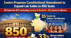 Centre Proposes Constitutional Amendment to Expand Lok Sabha to 850 Seats; 35 Seats for UTs Including Jammu and Kashmir, 33% Quota for Women