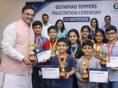 MLA Yudhvir Sethi Felicitates Olympiad Achievers at C3 Institute in Jammu