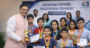 MLA Yudhvir Sethi Felicitates Olympiad Achievers at C3 Institute in Jammu