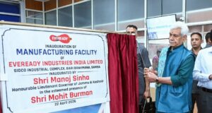 LG Manoj Sinha Inaugurates Eveready’s ₹200 Crore Industrial Unit in Samba