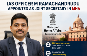 Centre Appoints 2009 Batch IAS Officer M Ramachandrudu as Joint Secretary in MHA