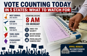 Vote Counting Begins Today in 5 States; Tight Contest in Bengal, Assam, Kerala, Tamil Nadu and Puducherry