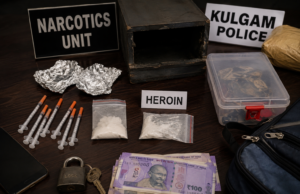 Interstate Drug Network Busted in Kulgam, Two Arrested Including Woman Suspect