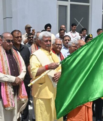 LG Manoj Sinha Lays Foundation Stone for Akshaya Patra Centralized Kitchen in Katra, 5,000 School Children to Benefit Daily